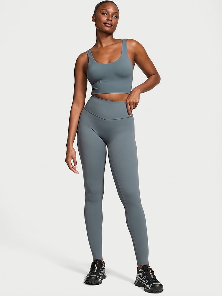 Victoria's Secret Dark Steel Grey Elevate™ Low Support Leggings with Side Pockets - Image 1 of 3