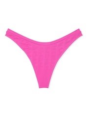 Victoria's Secret Pink Pink Gossip Seamless Scoop Thong Knickers - Image 3 of 3