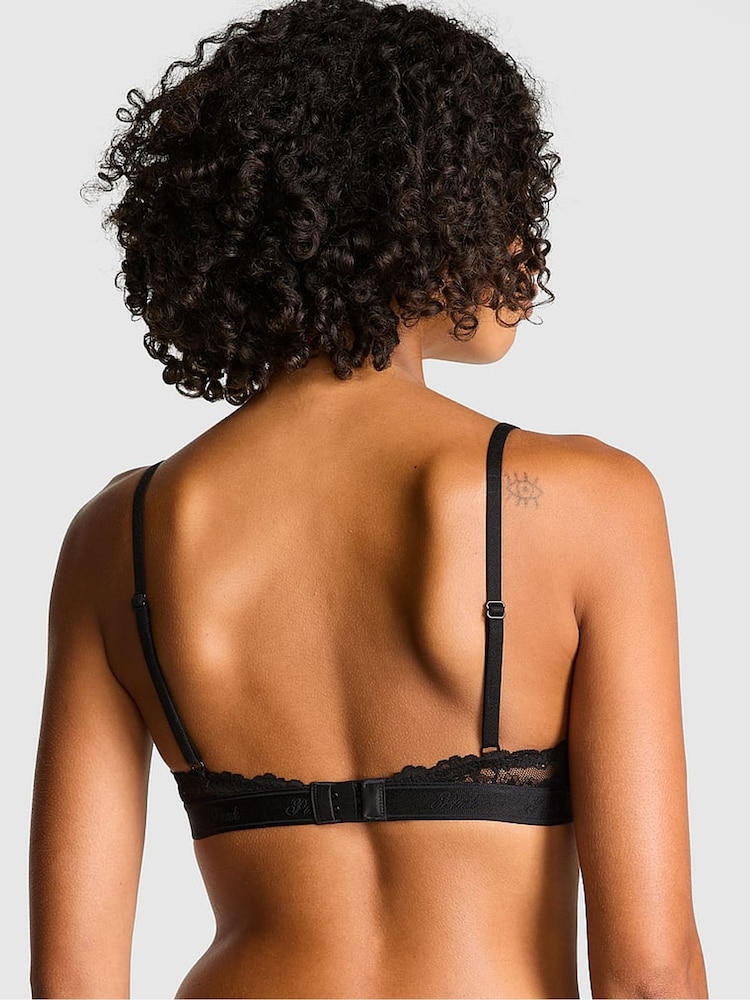 Victoria's Secret PINK Black Push Up Balcony Bra - Image 2 of 2