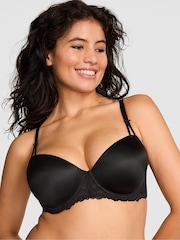 Victoria's Secret PINK Black Lightly Lined Balcony Bra - Image 1 of 3
