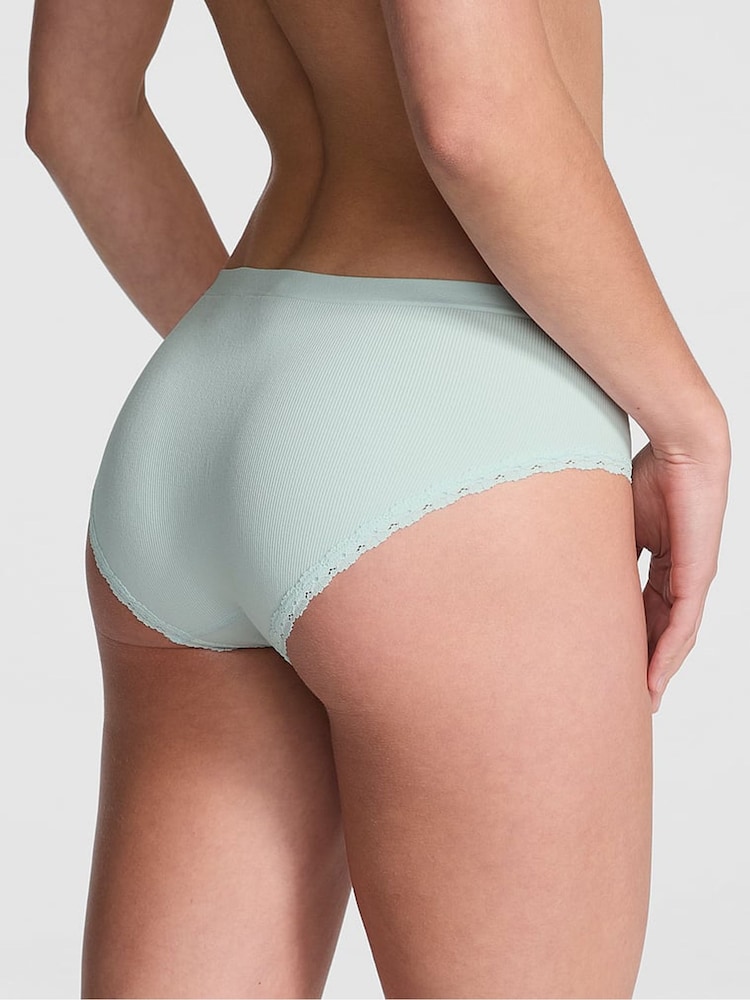 Victoria's Secret PINK Bliss Blue Hipster Seamless Knickers - Image 2 of 3