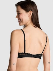 Victoria's Secret PINK Black Lace Lightly Lined Balcony Bra - Image 2 of 2