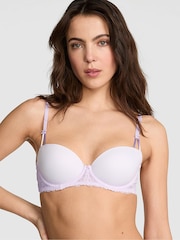 Victoria's Secret PINK Purple Whisper Push Up Balcony Bra - Image 1 of 2