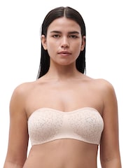 Chantelle Nude Norah Soft Feel Underwired Bandeau Strapless Bra - Image 1 of 4