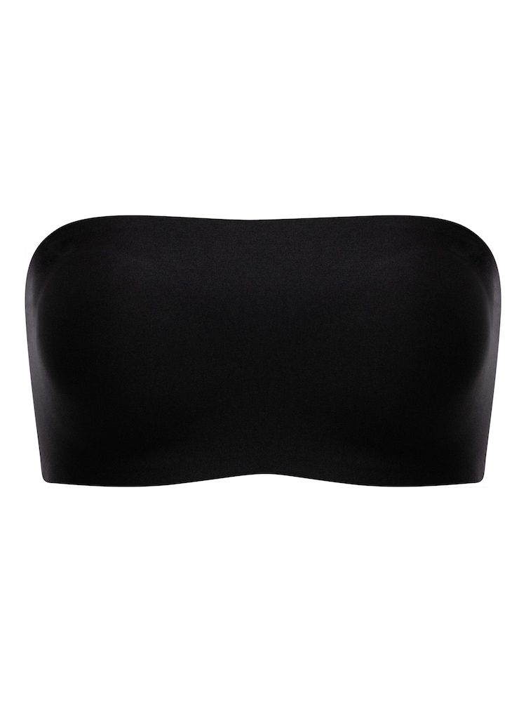 Negro - Chantelle Soft Stretch Smooth Non-wired Bandeau Bra - Imagen 4 de 4