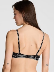 Victoria's Secret PINK Black Dot Dog Push Up Bra - Image 2 of 3