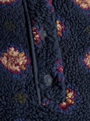 Joules Otis Navy Borg Fleece Overhead - Image 7 of 10