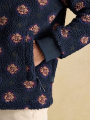 Joules Otis Navy Borg Fleece Overhead - Image 9 of 10