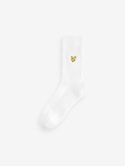 Lyle & Scott Black Camdyn Sports Socks 5 pack - Image 3 of 6