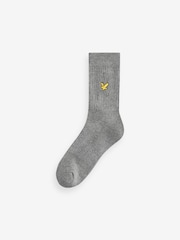 Lyle & Scott Black Camdyn Sports Socks 5 pack - Image 6 of 6