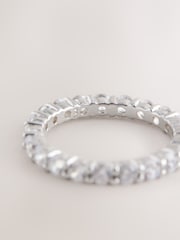 Sterling Silver Sparkle Eternity Ring - Image 3 of 4