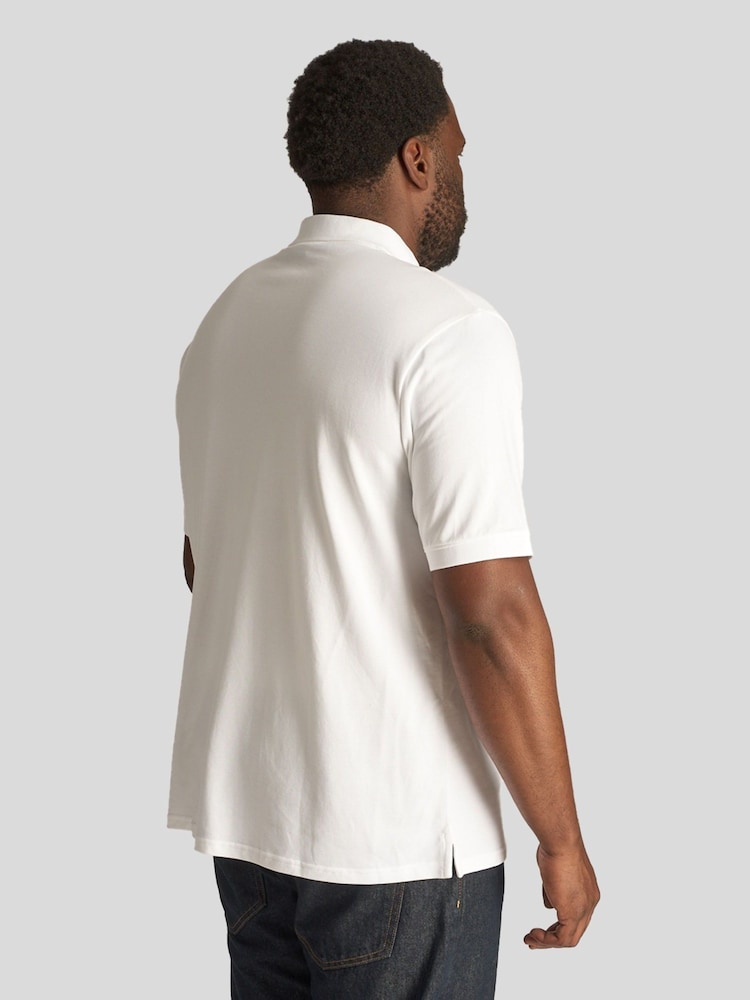 Lyle & Scott White Plain Polo Shirt - Image 2 of 10 Lyle & Scott White Plain Polo Shirt - Image 2 of 10