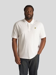 Lyle & Scott White Plain Polo Shirt - Image 7 of 10
