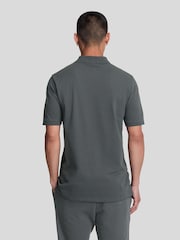 Lyle & Scott Grey Plain Polo Shirt - Image 2 of 5