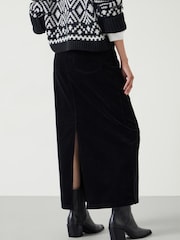 Hush Black 100% Cotton Alana Corduroy Maxi Skirt - Image 3 of 5