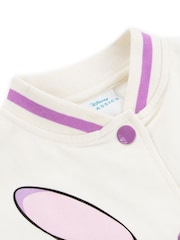 Character Pink 100% Cotton Disney Lilo And Stitch Varsity Jacket - Image 4 of 6