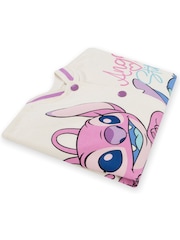 Character Pink 100% Cotton Disney Lilo And Stitch Varsity Jacket - Image 6 of 6