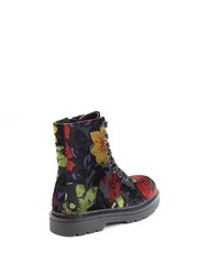 Heavenly Feet Justina2 Floral Velour Ankle Boots - Image 4 of 6