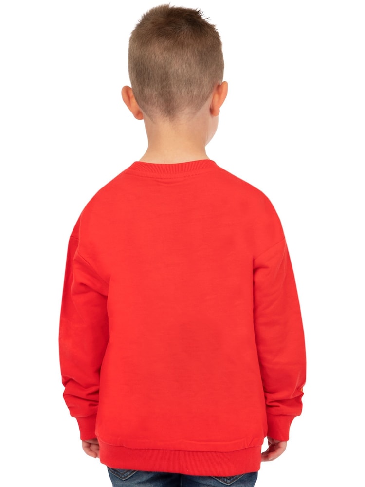 Character Red Disney Cars Lightning McQueen 100% Cotton Sweatshirt - Image 2 of 10