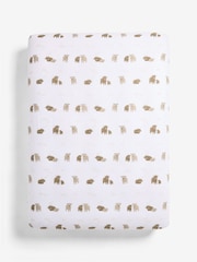 White Hamish Print Fitted Sheet and Pillowcase Set - Image 4 of 4