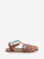Salt-Water Sandals Tan Brown Saltwater Original Shark Sandals - Image 1 of 1