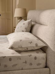 Autumn Lino Icons Fitted Sheet and Pillowcase Set - Bild 1 von 5
