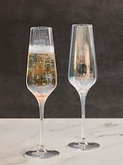 Anton Studio Designs Set of 2 Palazzo Champagne Flutes - Image 1 of 4