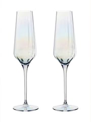 Anton Studio Designs Set of 2 Palazzo Champagne Flutes - Image 2 of 4