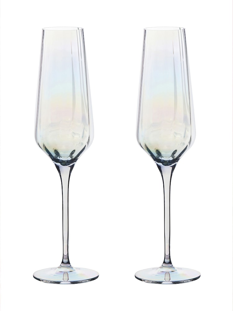 Anton Studio Designs Set of 2 Palazzo Champagne Flutes - Image 2 of 4