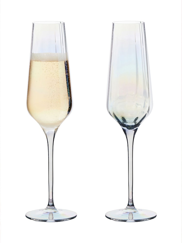 Anton Studio Designs Set of 2 Palazzo Champagne Flutes - Image 4 of 4