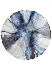 Anton Studio Designs Blue Abstract Bowl - Image 2 of 4