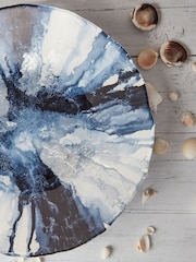 Anton Studio Designs Blue Abstract Bowl - Image 3 of 4
