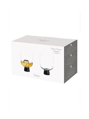 Anton Studio Designs Set of 2 Black Oslo DOF Tumblers - Image 3 of 5