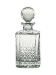 The DRH Collection Clear Dorchester Square Decanter Fully Cut 24 Percent - Image 2 of 4