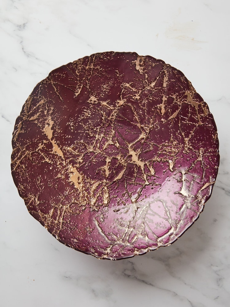 Anton Studio Designs Gold Marble Bowl - Image 1 of 4 Anton Studio Designs Gold Marble Bowl - Image 1 of 4