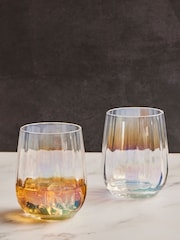 Anton Studio Designs Set of 2 Palazzo DOF Glasses Tumblers - Image 1 of 4