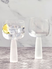 Anton Studio Designs Set of 2 Frost Oslo Gin Glasses - Image 1 of 5