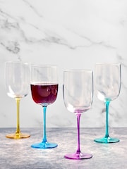 Anton Studio Designs Set of 4 Gala Wine Glasses - Image 1 of 7