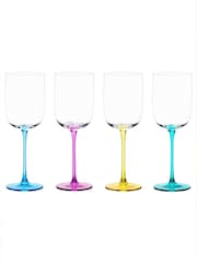 Anton Studio Designs Set of 4 Gala Wine Glasses - Image 2 of 7
