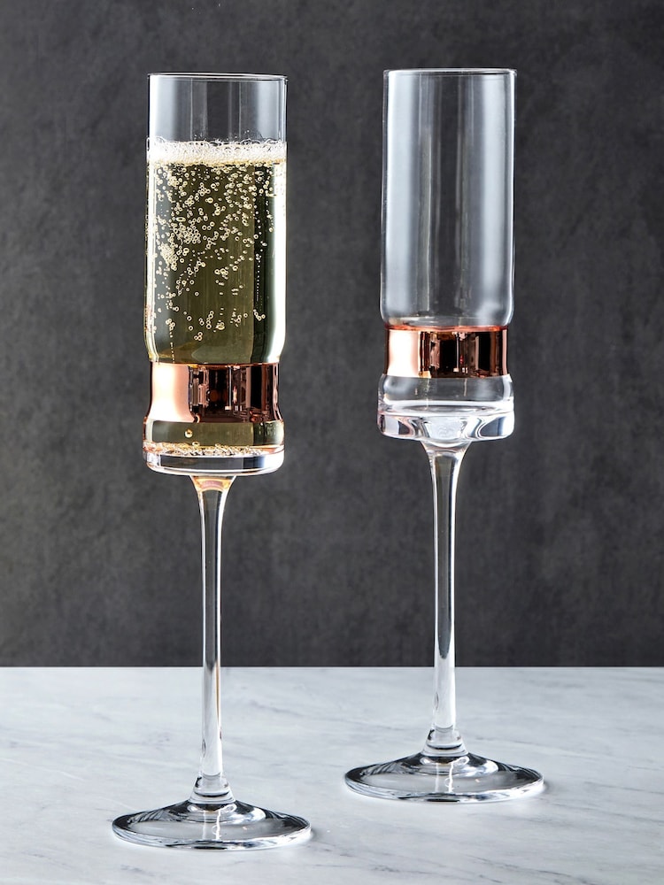 Anton Studio Designs Set of 2 SoHo Champagne Flutes - Imagen 1 de 4