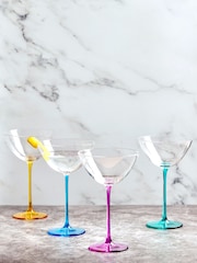 Anton Studio Designs Set of 4 Gala Cocktail Glasses - Image 1 of 7