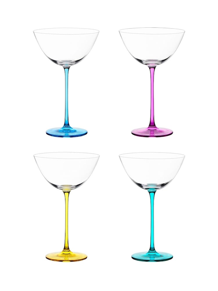 Anton Studio Designs Set of 4 Gala Cocktail Glasses - Image 2 of 7