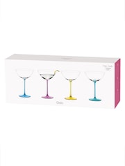 Anton Studio Designs Set of 4 Gala Cocktail Glasses - Image 7 of 7