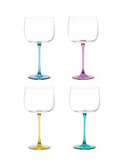 Anton Studio Designs Set of 4 Pink Gala Gin Glasses - Image 2 of 7