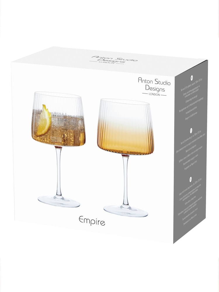 Anton Studio Designs Set of 2 Empire Gin Glasses - Imagem 4 de 4