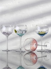 Anton Studio Designs Set of 4 Speckle Gin Glasses - 圖片 1，共 7