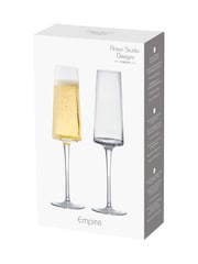 Anton Studio Designs Set of 2 Empire Champagne Saucers - Изображение 3 из 4