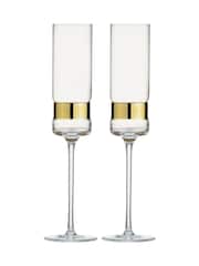 Anton Studio Designs Set de 2 taças de champanhe SoHo da - Imagem 2 de 4
