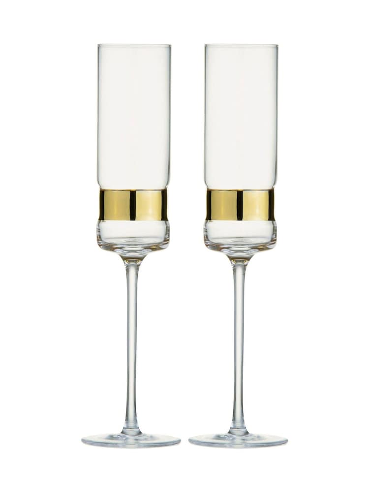Anton Studio Designs Set de 2 taças de champanhe SoHo da - Imagem 2 de 4