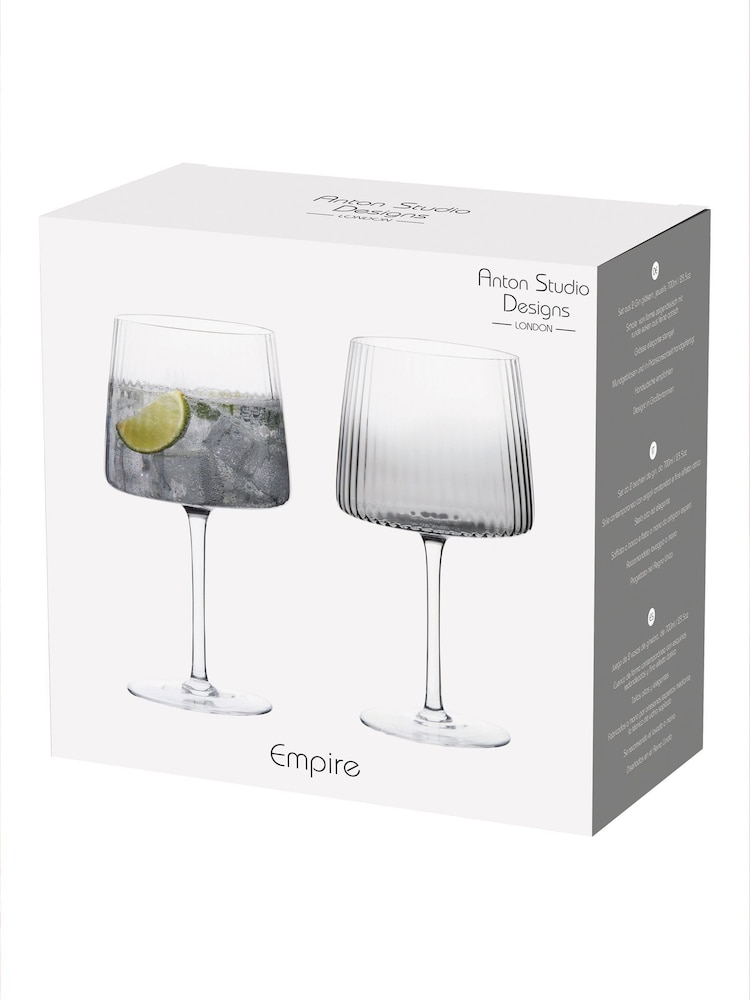 Anton Studio Designs Set of 2 Empire Gin Glasses - Imagem 4 de 4
